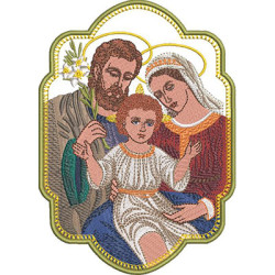 Embroidery Design Holy Family 13x18 Cm