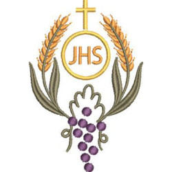 Diseño Para Bordado Eucaristía: Primera Comunión