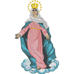 Matriz De Bordado Nossa Senhora De Assunção 18 Cm