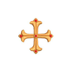 Matriz De Bordado Cruz 5 Cm