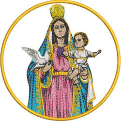 Embroidery Design Our Lady Of Hope 13 Cm