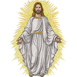 Matriz De Bordado Jesus Ressuscitado 27 Cm