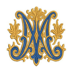 Matriz De Bordado Mariano 9 Cm