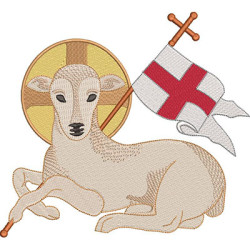 Embroidery Design Lamb 20 Cm