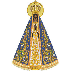 Matriz De Bordado Nossa Senhora Aparecida 22 Cm
