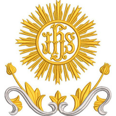 Matriz De Bordado Jhs Com Arranjo Floral..