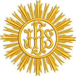 Matriz De Bordado Jhs Com Resplendor