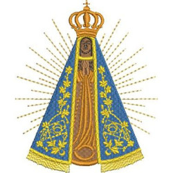 Matriz De Bordado Nossa Senhora Aparecida 10 Cm