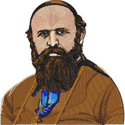 Matriz De Bordado São Daniel Comboni 13 Cm