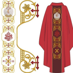 Embroidery Design Set For Gal Liturgical Pelican 111