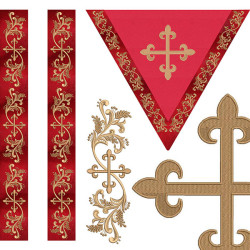 Embroidery Design Large Cross Gallon Set