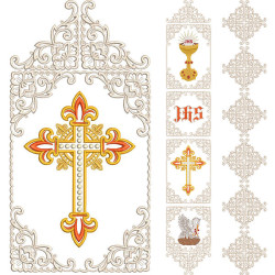 Embroidery Design Consecrated Waste Gallon Assembly 172