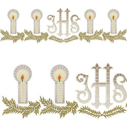 Embroidery Design Advent Towel Set 70 Cm