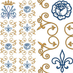 Embroidery Design Set For Marian Chasuble 219