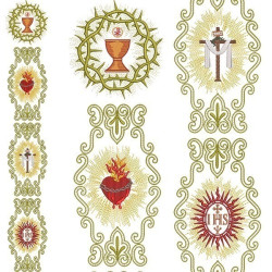 Embroidery Design Set For Holy Week Galon