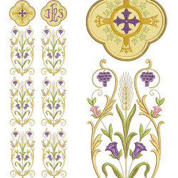 Embroidery Design Jhs Classic Set With Applique  254