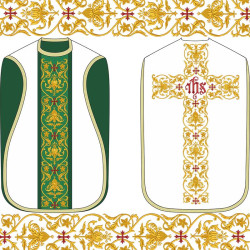 SET FOR ROMAN CHASSULE CROSS AND FRONT VOLUTES 267