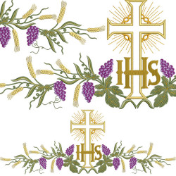 Embroidery Design Set Altar Towel Creation 284