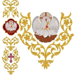 EUCHARISTIC PELICAN HUMERAL VEIL SET 311