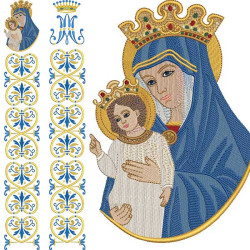 CONJUNTO PARA GALÃO DUPLO MATER ECCLESIAE 321