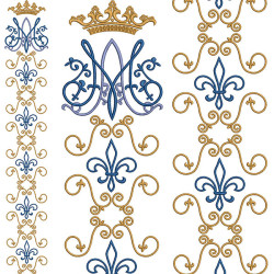 Embroidery Design Marian Set 350