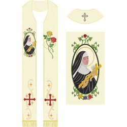 Diseño Para Bordado Combinacion Para Estola De Santa Rita De Cassia 406