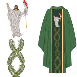 PALMS SUNDAY CHASUBLE SET 439