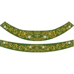 Embroidery Design Liturgical Collar Creation Set 458