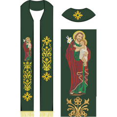 Embroidery Design Saint Joseph Stole Set 489..