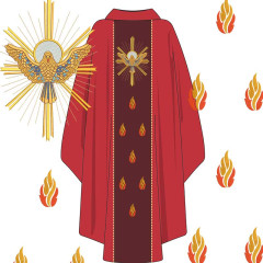 Diseño Para Bordado Conjunto Vertical Pentecostes 500..