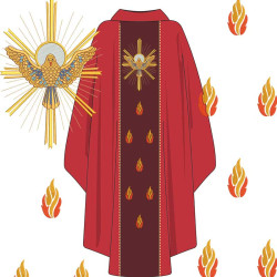 Matriz De Bordado Conjunto Vertical Pentecostes 500