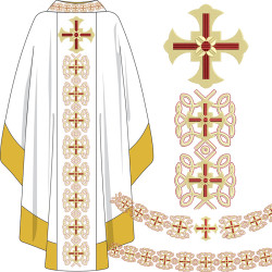 Embroidery Design Set For Gallon Decorated Cross 564