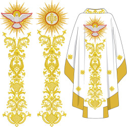 Embroidery Design Set For Double Divine And Ihs Gallon 566