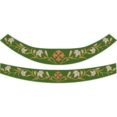 Diseño Para Bordado Conjunto De Collar Con Lirios 583..