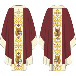 Embroidery Design Set For 4 Evangelists' Chasuble 601