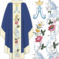 Diseño Para Bordado Juego De Galones Florales Mariano ..