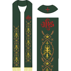 Diseño Para Bordado Conjunto De Estola Continua Jhs 608