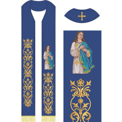 Diseño Para Bordado Juego Para Estola De Nuestra Señora De La Concepción 612