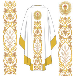 Matriz De Bordado Conjunto Para Galão Hóstia Consagrada 615