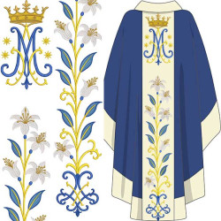 Embroidery Design Marian 705 Set – 1 Meter In 4 Stages