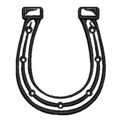 Embroidery Design Horseshoe