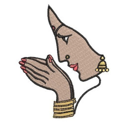 Embroidery Design Hindu Orando
