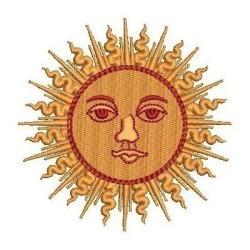 Diseño Para Bordado Sol