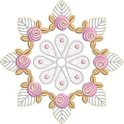 Embroidery Design Floral Mandala 15
