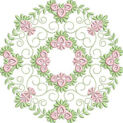 Embroidery Design Floral Mandala 29