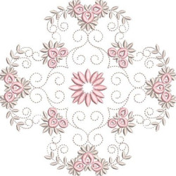 Embroidery Design Floral Mandala 30