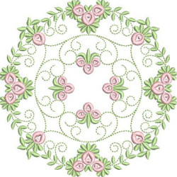 Embroidery Design Floral Mandala 31