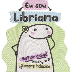 Matriz De Bordado Flork Libriana 3 Tamanhos