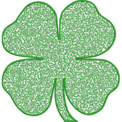 Embroidery Design 4-leaf Clover