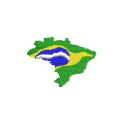 BRAZILIAN FLAG MAP